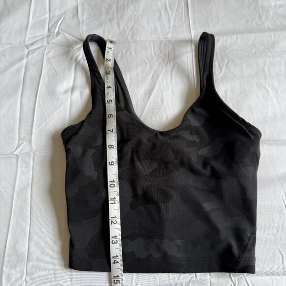 LULULEMON Womens Align Tank Top Camo Deep Coal SIZE 2 - Picture 5 of 8